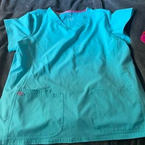 Heart soul scrub top